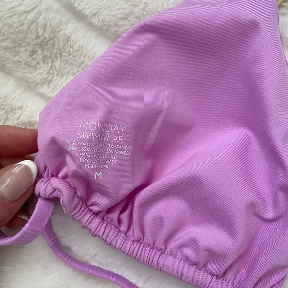 MONDAY SWIMWEAR PURPLE BIKINI - Picture 3 of 4